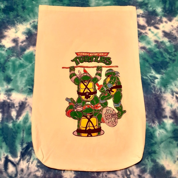 Vintage TMNT Mutant Ninja Turtles Pillowcase 90s - Picture 1 of 5